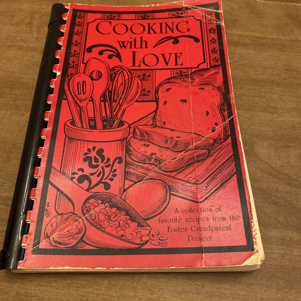 Cookson Oklahoma Cookbook Foster Grandparents 1980s VTG Comb